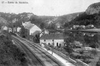 carte postale ancienne de Namêche Entrée de Namêche