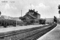 carte postale ancienne de Namêche La Gare