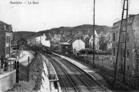 carte postale ancienne de Namêche La Gare
