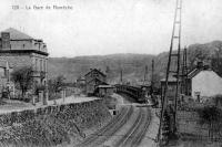 carte postale ancienne de Namêche La Gare de Namêche
