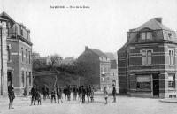 carte postale ancienne de Namêche Rue de la Gare