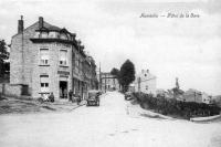 carte postale ancienne de Namêche Hôtel de la Gare