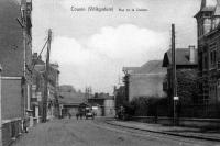 carte postale ancienne de Couvin Rue de la Station