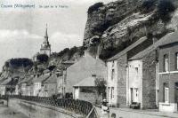 carte postale ancienne de Couvin Un coin de la Falaise