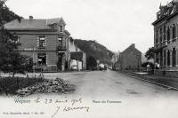 carte postale ancienne de Wépion Place du Fourneau carte postale ancienne de Wépion Place du Fourneau