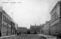 carte postale ancienne de Herzele Grand'Place