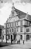 postkaart van Gent Le Théâtre Royal Flamand