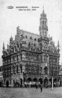 carte postale ancienne de Audenarde Stadhuis - Hôtel de Ville 1530