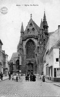 carte postale ancienne de Alost Eglise St-Martin