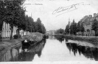 carte postale ancienne de Gand Pêcherie