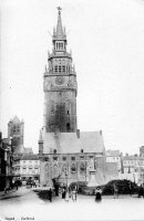 carte postale ancienne de Gand Beffroi