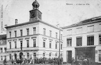 carte postale ancienne de Ninove L'Hôtel de Ville