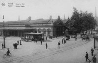 postkaart van Gent Gare de Sud