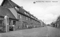 postkaart van Sint-Gillis-Waas Blokstraat - Rijkswacht