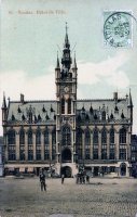 carte postale ancienne de Saint-Nicolas Hôtel de ville