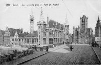 postkaart van Gent Vue générale prise du Pont St Michel