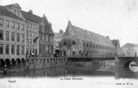 carte postale ancienne de Gand La Vieille Boucherie