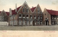 carte postale ancienne de Gand Ancien Beguinage