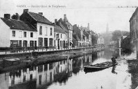 carte postale ancienne de Gand Ancien Quai de Terplaeten