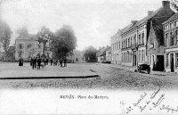 carte postale ancienne de Renaix Place des Martyrs