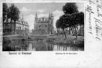 carte postale ancienne de Grammont Château de la Montagne