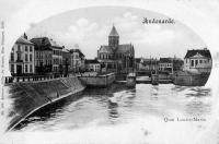 carte postale ancienne de Audenarde Quai Louise-Marie