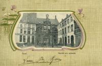 carte postale ancienne de Gand Marché aux poissons