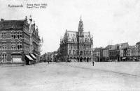 carte postale ancienne de Audenarde Grand Place