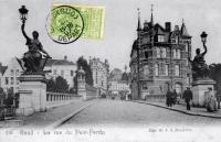 carte postale ancienne de Gand La rue du pain perdu