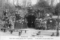 carte postale ancienne de Oostakker La Grotte