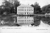 carte postale ancienne de Melle Château de M. le Baron Pycke