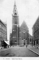 carte postale ancienne de Renaix Eglise Saint-Martin