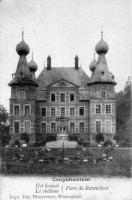 carte postale ancienne de Cruyshautem Le château Piers de Raveschoot