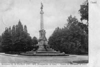 postkaart van Gent Monument R. de Kerchove (1819-1881) Bourgmestre de Gand - Oeuvre de Marchand et Leroy