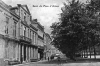 carte postale ancienne de Gand La place d'Armes