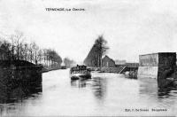 carte postale ancienne de Termonde La Dendre