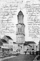 carte postale ancienne de Lokeren L'Eglise