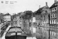 carte postale ancienne de Gand Quai de la Grue