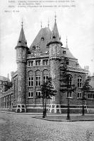 carte postale ancienne de Gand Caserne, boulevard de la Citadelle et avenue des Arts. de Noyette 1905