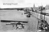 carte postale ancienne de Tamise Les Hydro-aéroplanes à Tamise