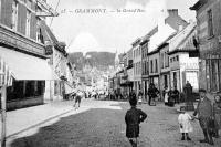 carte postale ancienne de Grammont La Grand'Rue