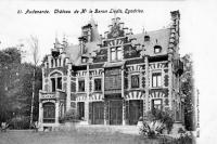 carte postale ancienne de Audenarde Château de Mr le Baron Liedts-Eyndries