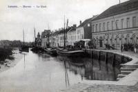carte postale ancienne de Lokeren Lokeren - Durme - Le Quai