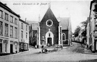 carte postale ancienne de Louvain Tabernacle de St Joseph. Chapelle St Antoine. (P.Damiaanplein-Ramberg-StAntoniusberg)