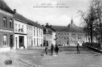 carte postale ancienne de Montaigu Place Albert