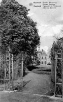 carte postale ancienne de Bunsbeek Chaussée de Tirlemont - Château Janssen