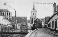 carte postale ancienne de Louvain La Dyle et la Tour Ste-Gertrude