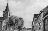 carte postale ancienne de Tremelo Kerk en Dorpkom