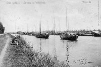 carte postale ancienne de Vilvorde Trois Fontaines - Le Canal de Willebroeck
