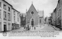 carte postale ancienne de Louvain Eglise des Pères des Sacrés-Cœurs, Sanctuaire St Joseph (Chapelle St Antoine)